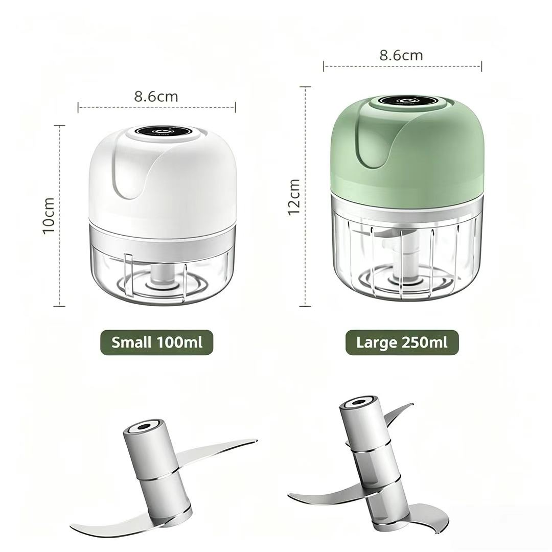 Baby Food With Meat - Hachoir à ail électrique rechargeable USB
