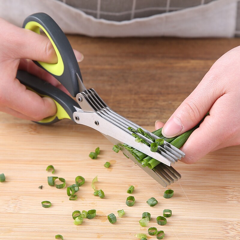 Baby Food Scissors - Ciseaux à Ciboulette Hachée, Ciseaux Alimentaires