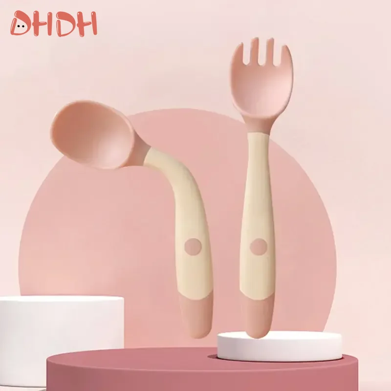 Baby Food Kit - Ensemble Cuillère et Fourchette pour Bébé