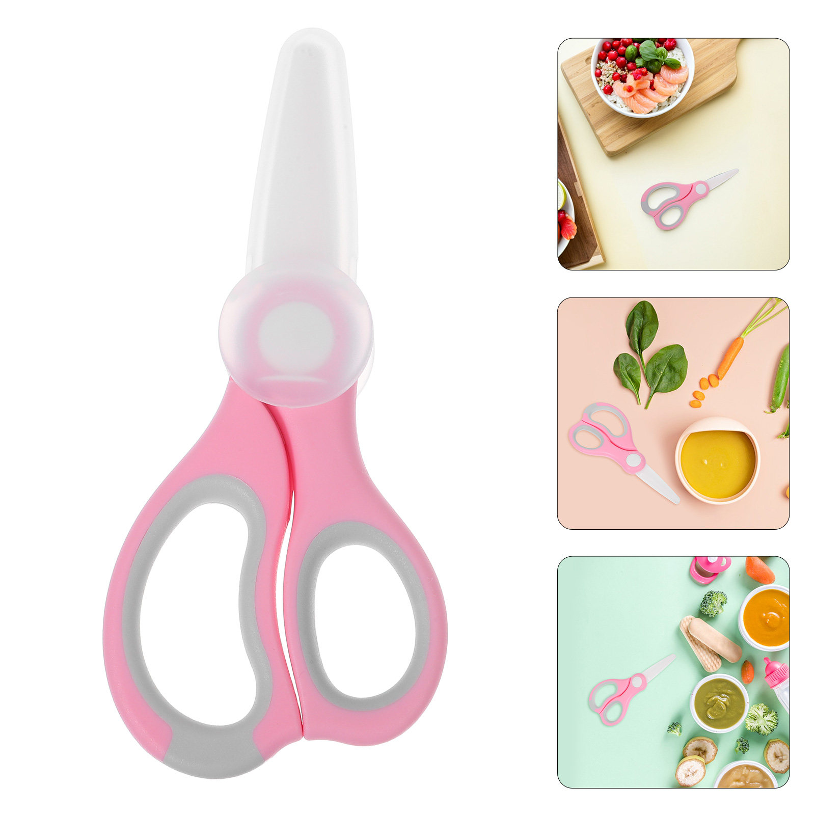 Baby Food Scissors - Ciseaux à nourriture pour bébé en