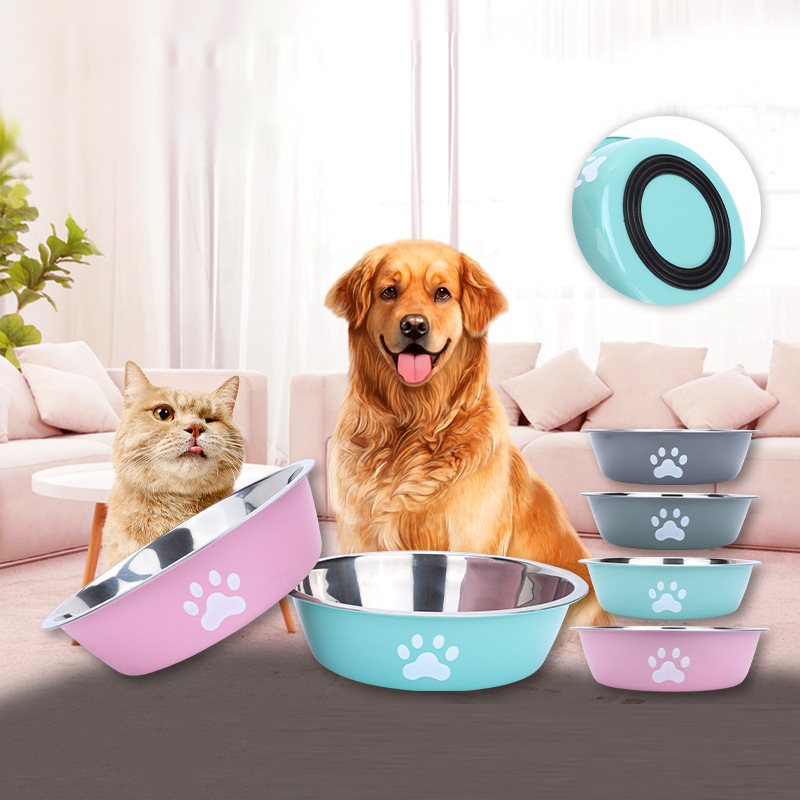 Baby Food Cat - Nouveau bassin pour chien en acier