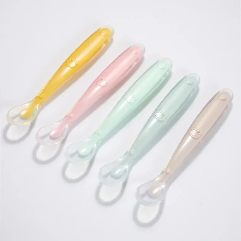 Baby Food Kit - Cuillère en Silicone souple pour bébé,
