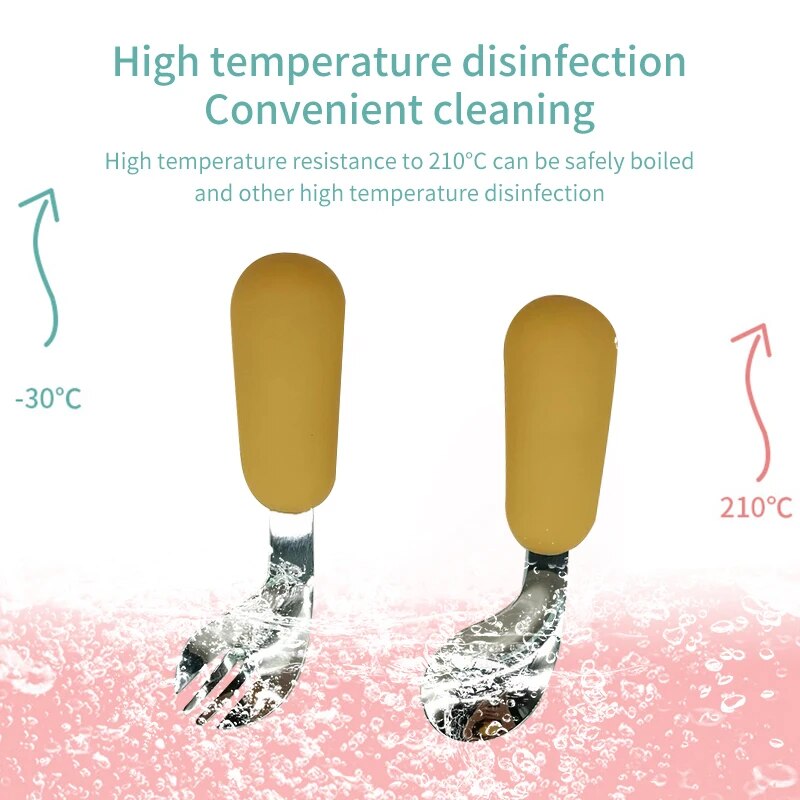 Couverts en acier inoxydable 3 - Baby Food Kit avis et prix