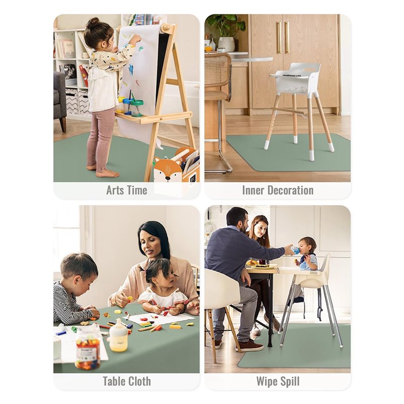 Tapis de protection anti-éclab - Highchair Splash Mat avis et prix