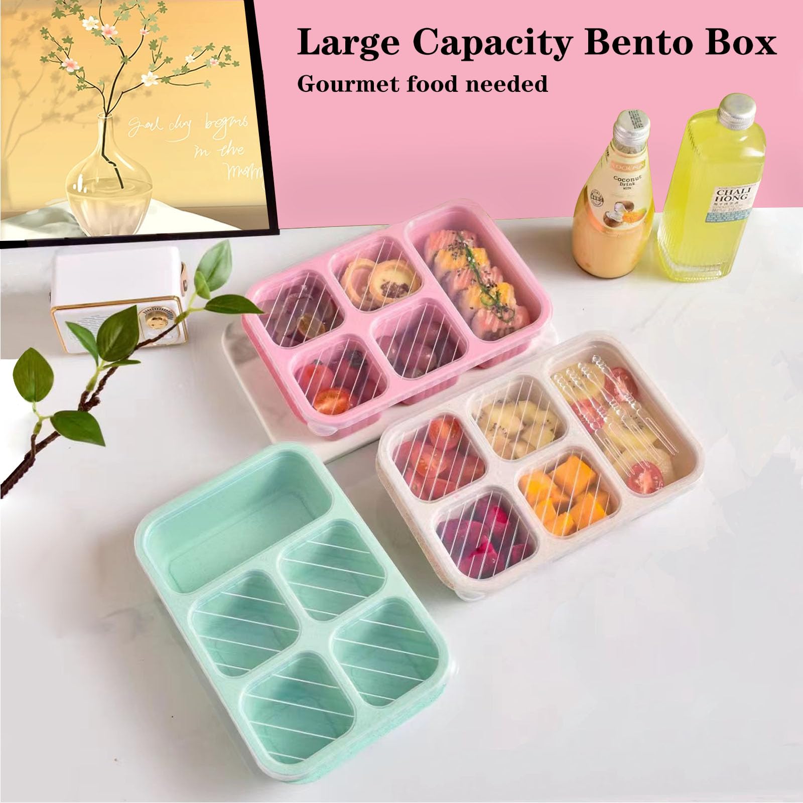 1 boîte à lunch bento, adaptée - Snack Container Travel avis et prix