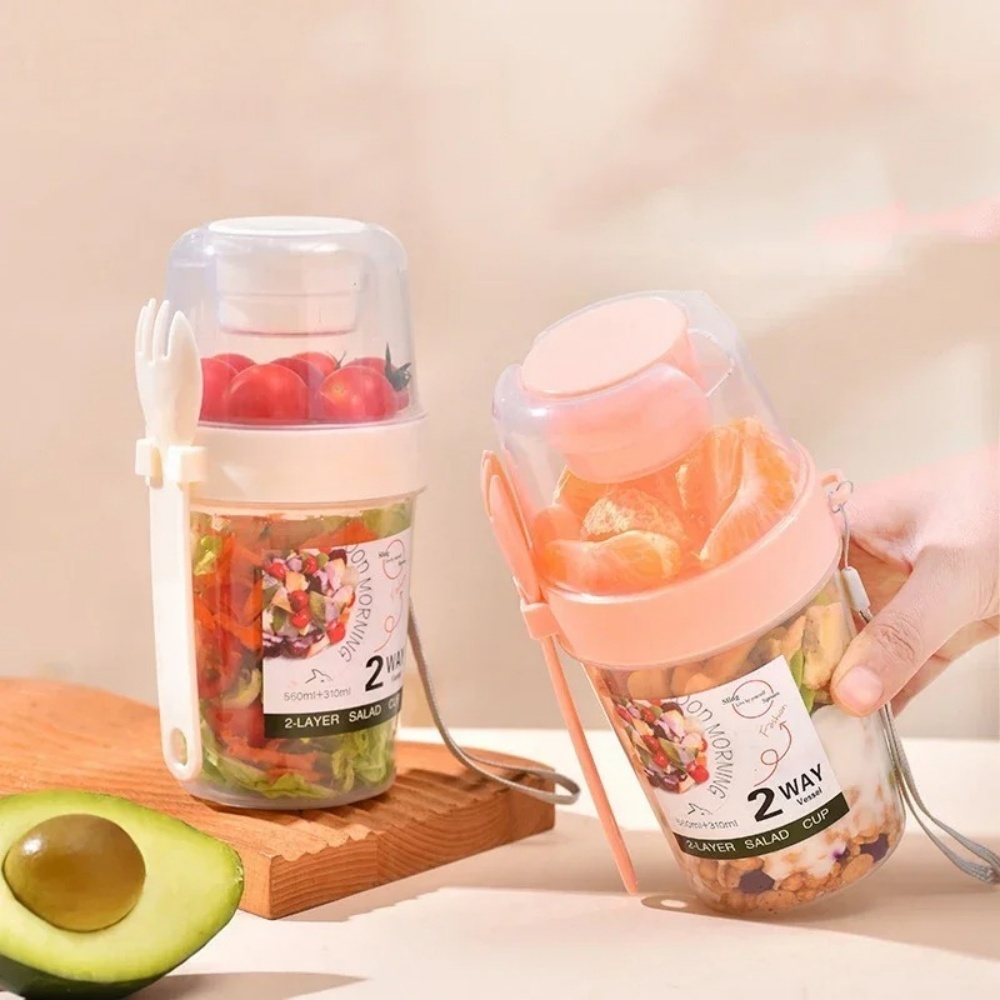 Tasse à salade Portable, tasse - Snack Container Travel avis et prix