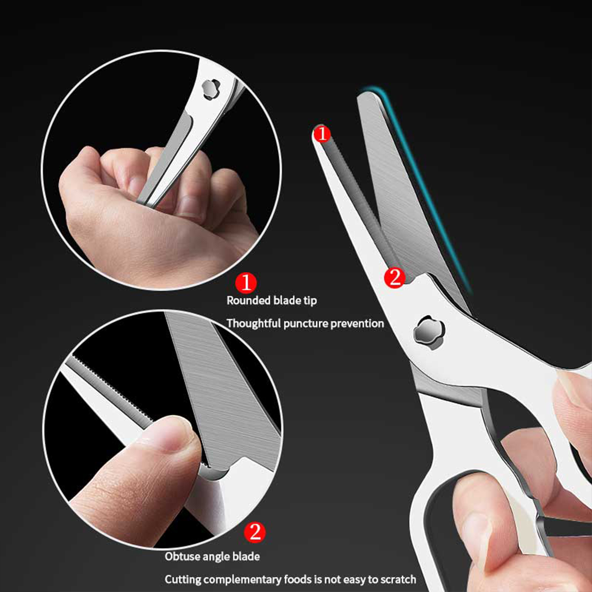 Ciseaux pour aliments pour béb - Baby Food Scissors avis et prix