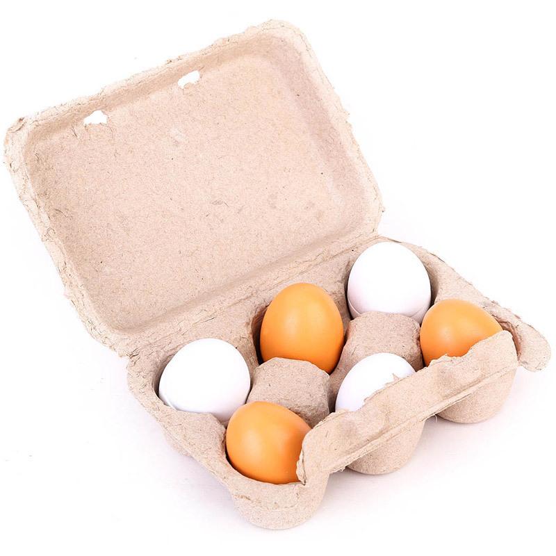 6 pièces cuisine en bois oeufs - Baby Food Egg avis et prix