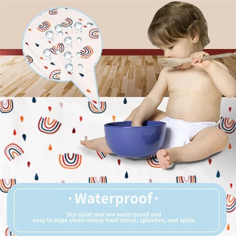 【FLASH OFFRE】 Tapis anti-éclab - Highchair Splash Mat avis et prix