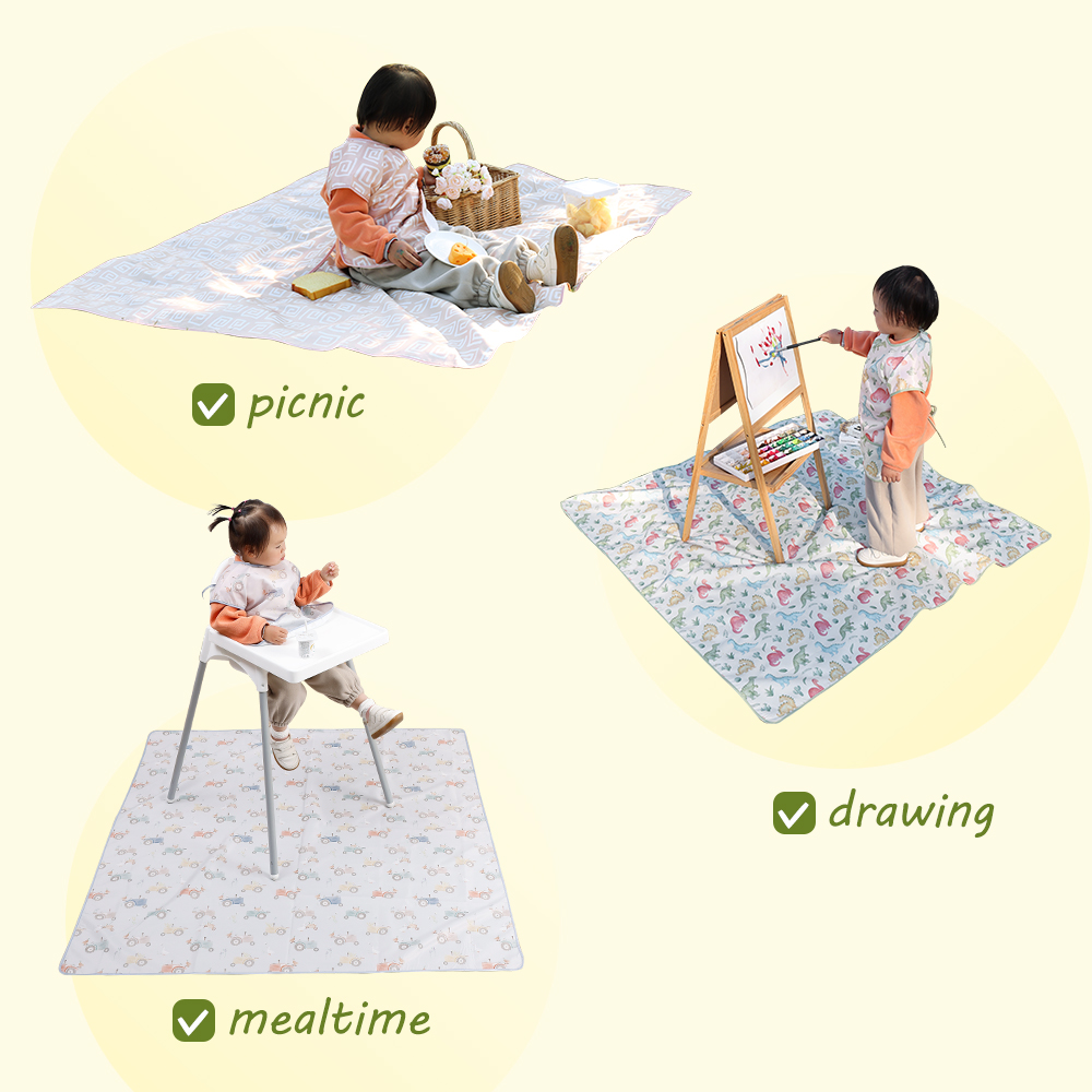Elinfant 1 Pc bébé chaise haut - Highchair Splash Mat avis et prix