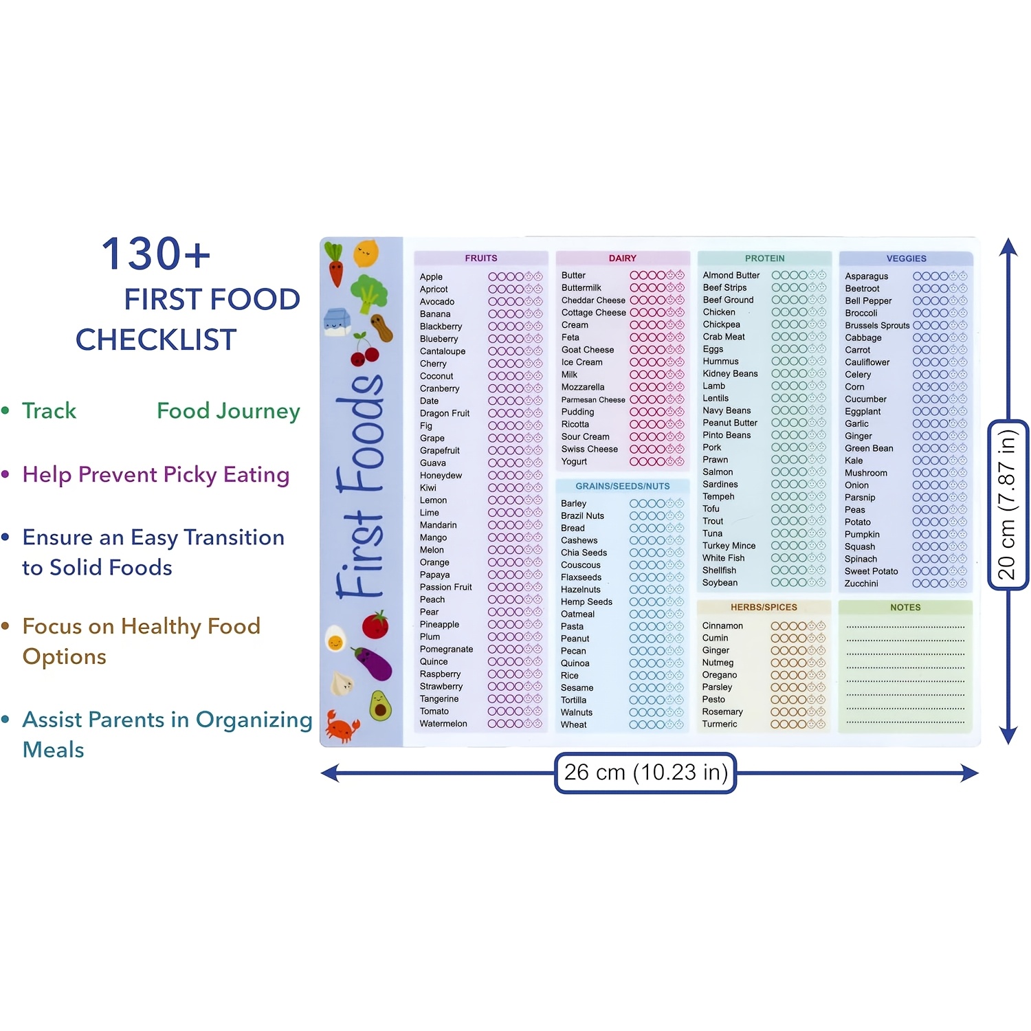 Suivi des Premiers Aliments po - Baby Food List avis et prix