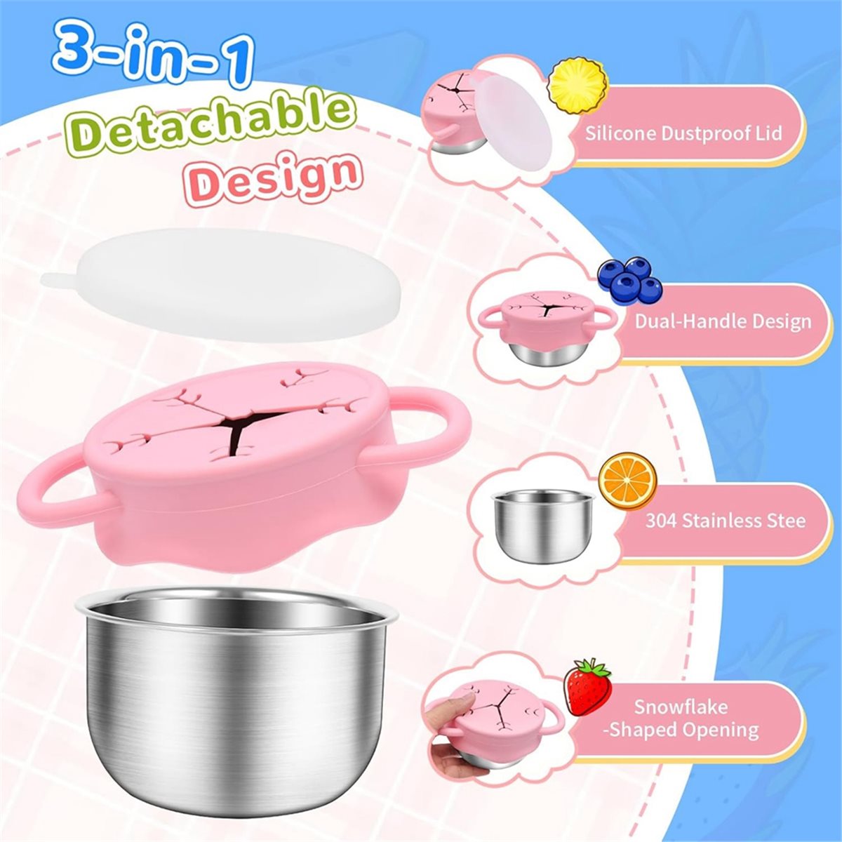 2026 nouveaux 2 paquets de con - Snack Cup Toddler avis et prix