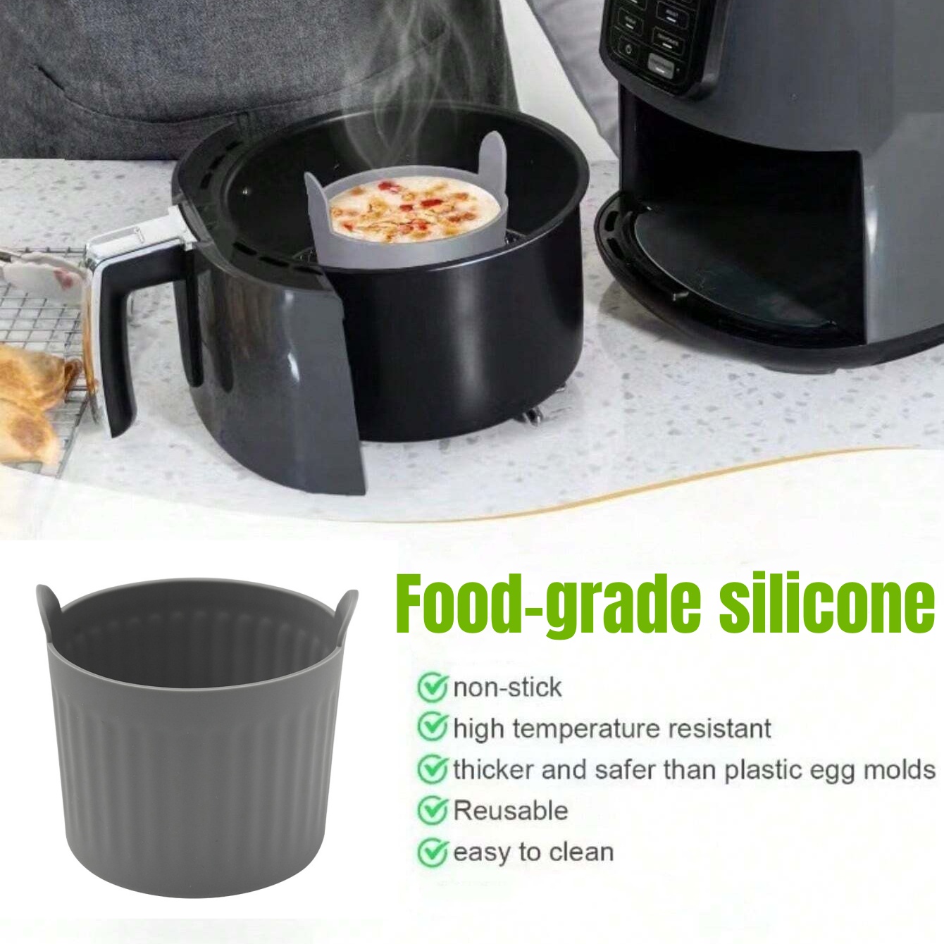 Friteuse à Air en Silicone, cu - Baby Food Egg avis et prix